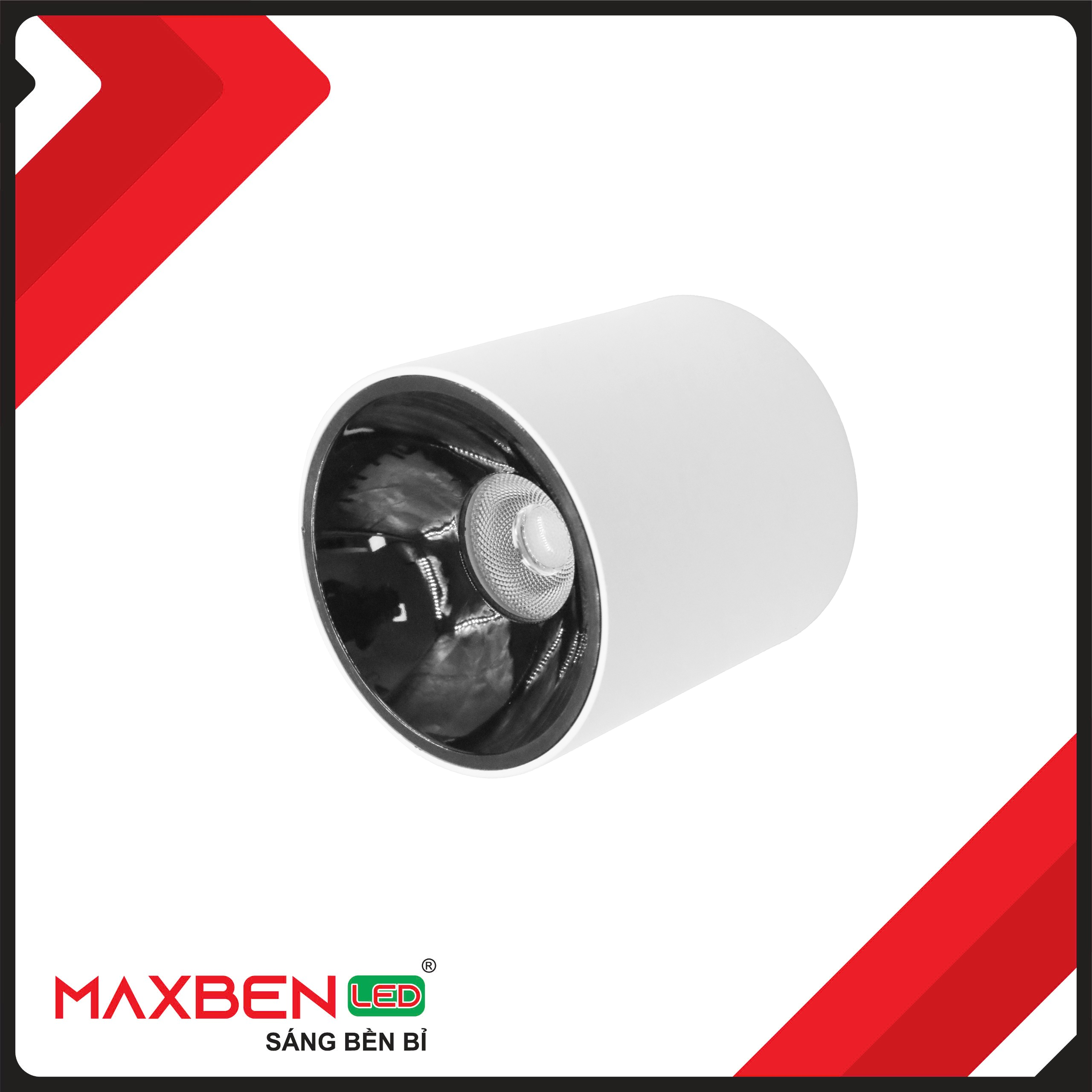 Đèn LED ống bơ COB-H Maxben