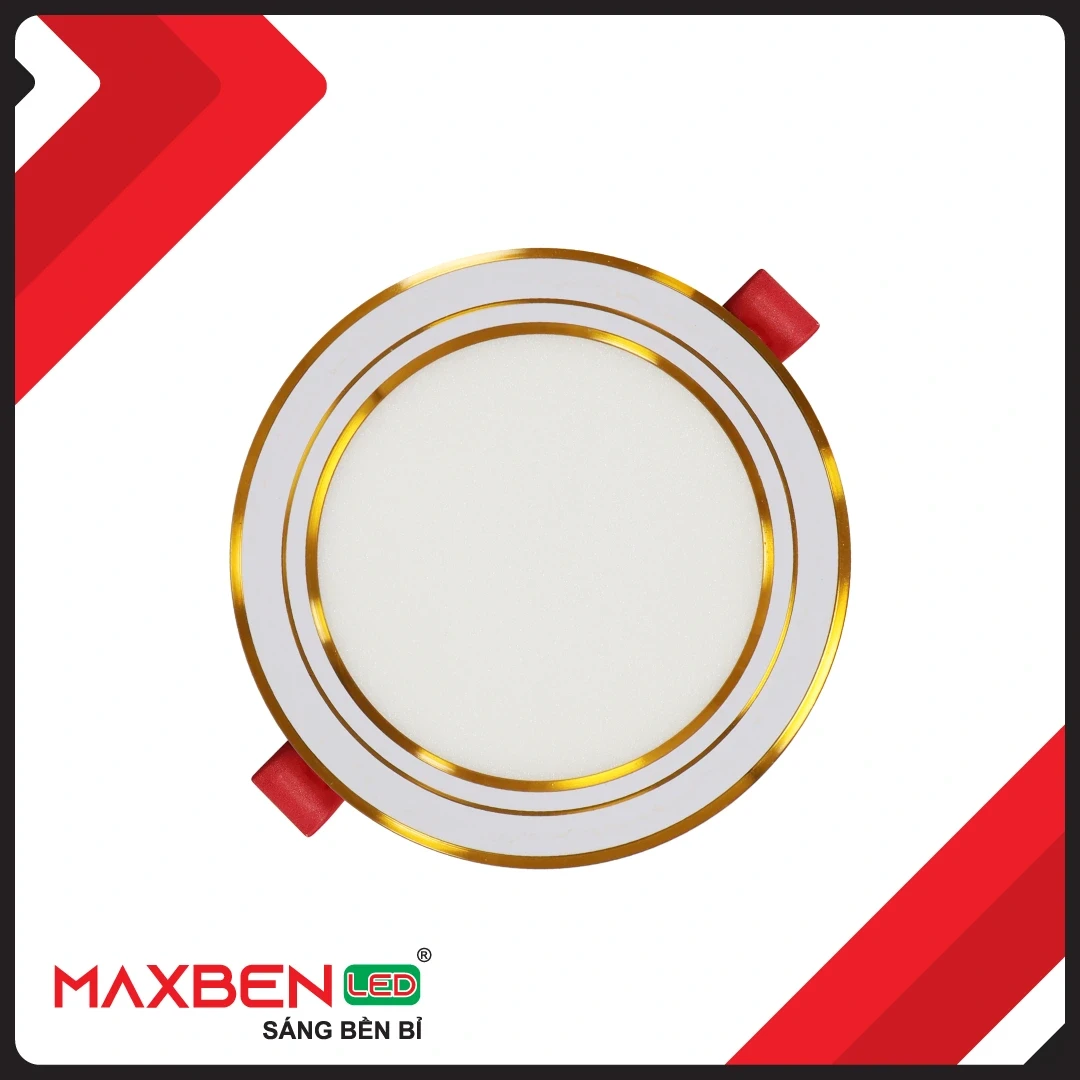 Đèn LED âm trần Siêu Mỏng Maxben