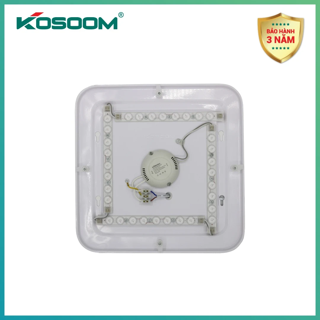 Đèn LED ốp trần Ánh Trăng vuông Kosoom