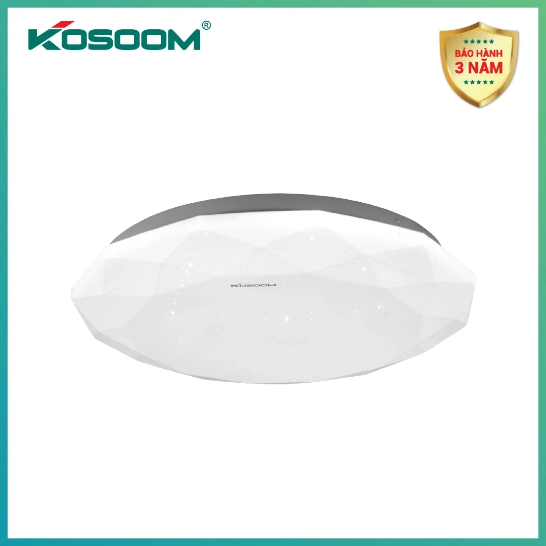 Đèn LED ốp trần Kim Cương Kosoom