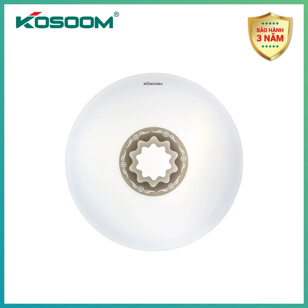 Đèn LED ốp trần Mẫu Đơn Kosoom