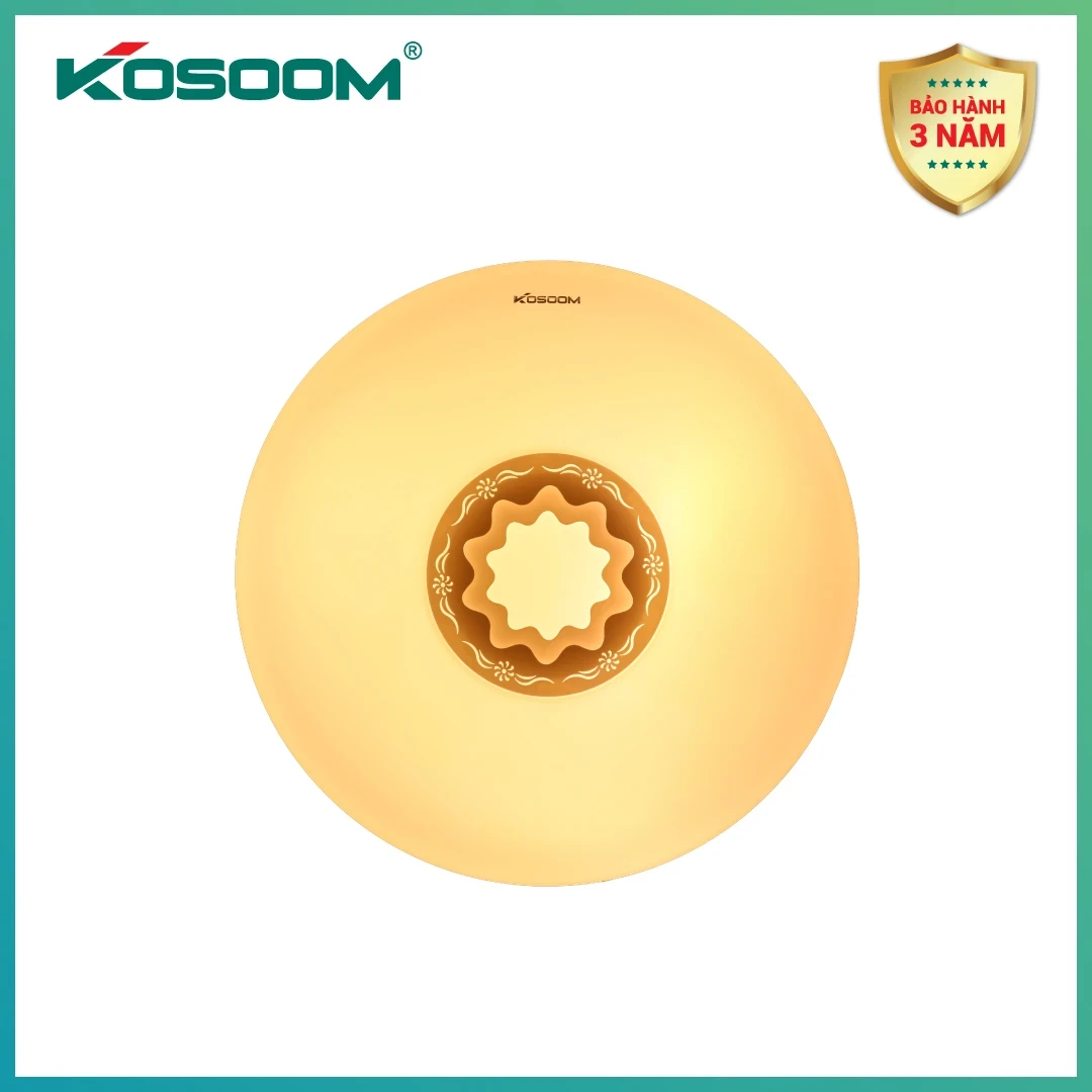 Đèn LED ốp trần Mẫu Đơn Kosoom