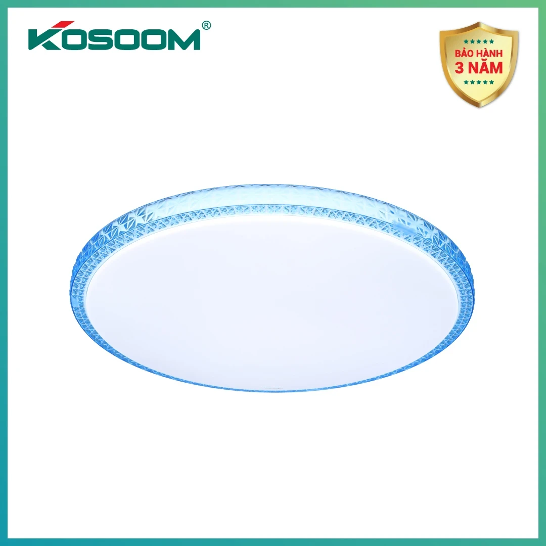 Đèn LED ốp trần Pha Lê Tròn Kosoom