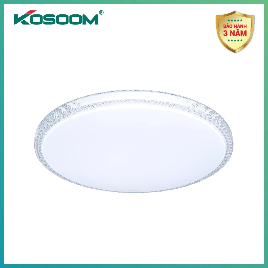Đèn LED ốp trần Pha Lê Tròn Kosoom