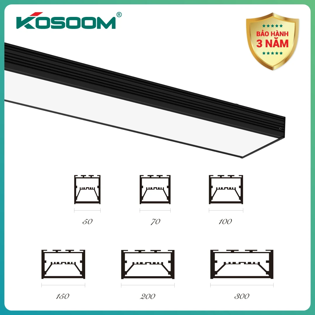 Đèn LED thả văn phòng v2 Kosoom