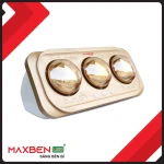 Đèn sưởi nhà tắm Maxben 3 Bóng Vuông
